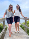 Smooth Duo Bike Short with Built-in Underwear 10" - Girlboss